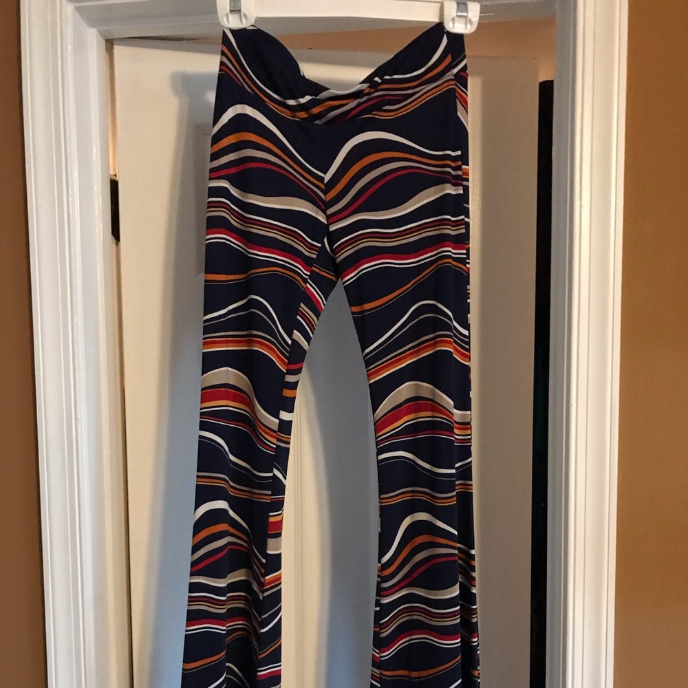 Veronica M fit & flare multi-color flare pants X-S